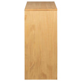 Drawer Cabinet SAUDA Oak 76.5x39x91 cm Solid Wood Pine 377595