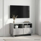 TV Stand 60 x 34.5 x 40 cm Concrete Grey Engineered Wood 8011462