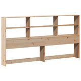 Bookcase Bed without Mattress 200x200cm Solid Wood Pine 3322570