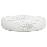 Countertop Basin White Oval 59x40x15 cm Ceramic 155110