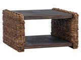 Coffee Table Natural 45 x 45 x 45 cm Solid Mahogany Wood 42011578
