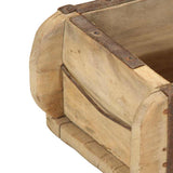 Tray with Storage 4 pcs Brown 57 x 15 x 9 cm Solid Reclaim Wood 4019611