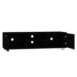 TV Cabinet Black 140x40.5x35 cm Engineered Wood 342624