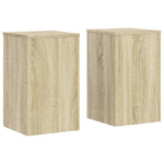 ZNTS Plant Stands 2 pcs Sonoma Oak 30x30x50 cm Engineered wood 852917