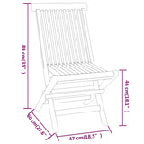 3 Piece Garden Dining Set Solid Wood Teak 3087186