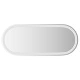 LED Bathroom Mirror Transparent 90 x 40 cm Tempered Glass 42045854