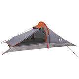 Backpacking Tent Grey and Orange 2-Person 42018576