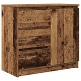 Sideboard with Drawer Old Wood 71x35x65 cm Engineered Wood 861578