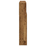 Headboard Cabinet Old Wood 140x19x103.5 cm 856868