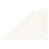 Collapsible Balcony Side Awning Cream 160x240 cm 41577