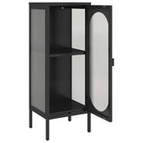 Sideboard Black 40x35x105 cm Glass and Steel 352999