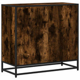 Book Cabinet Smoked Oak 80.5x35x76 cm Engineered Wood 849106