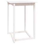 5 Piece Bar Set White Solid Wood Pine 3124743