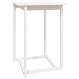 5 Piece Bar Set White Solid Wood Pine 3124743