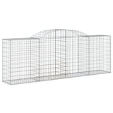 Arched Gabion Baskets 25 pcs 300x50x100/120 cm Galvanised Iron 3146716