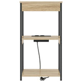 Bedside Cabinet Sonoma Oak 41 x 31 x 76 cm Engineered Wood 859546