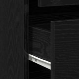 Drawer Cabinet Black 60 x 41 x 76 cm Engineered Wood 868922
