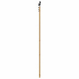 Sliding Door Natural and Black 86 x 198.5 cm Solid Pine Wood 3333342