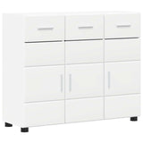 Sideboard FLORIN 88.5 x 30.5 x 73 cm White Engineered Wood 880311