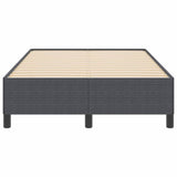 Box Spring Bed Dark Grey 120 x 190 cm Velvet 42006958