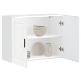 Kitchen Wall Cabinet Porto White Engineered Wood 854067
