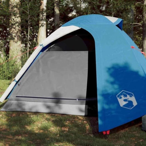 ZNTS Camping Tent Dome 2-Person Blue Waterproof 94332