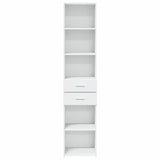 Highboard White 40x42,5x185 cm Engineered Wood 3281441