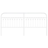 Metal Replace Headboard White 193 cm 376686