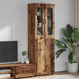 Highboard FLORIN Old Wood 60 x 35 x 182 cm Engineered Wood 3397922