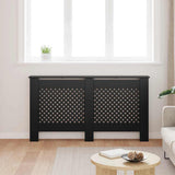 Radiator Cover Black 152x19x81.5 cm MDF 288195