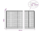 Gabion with 5 mm Wire and 5x10 cm Mesh 1150x100x200 cm 3464897