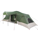 Family Tent with Roof Green and Grey 721 x 335 x 212 cm 4100670