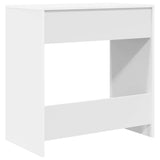 Desk with Drawer White 77.5 x 43 x 79 cm Engineered Wood 869514