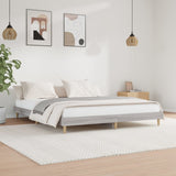 Bed Frame without Mattress Grey Sonoma 200x200 cm Engineered Wood 832011