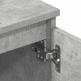 TV Cabinet Concrete Grey 140x40x35.5 cm Engineered Wood 800652