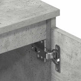 TV Cabinet Concrete Grey 140x40x35.5 cm Engineered Wood 800652