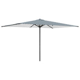 Garden Parasol with Base 200 x 300 cm Polyester Rectangular 42036176