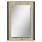 ZNTS Bathroom Mirror Cabinet Sonoma Oak 42x12x60 cm Engineered Wood 842432