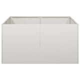 ZNTS Planter 80x80x40 cm Stainless Steel 860742