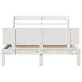 Bed Frame with Headboard without Mattress White 160x200 cm 3306832