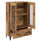 Highboard Old Wood 70 x 31 x 115 cm Engineered Wood and Iron 880860