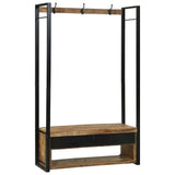 Clothes Rack Brown 110 x 40 x 179 cm Solid Mango wood 4015963