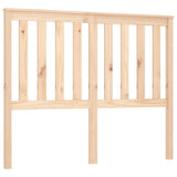 Bed Headboard 141x6x101 cm Solid Wood Pine 818515