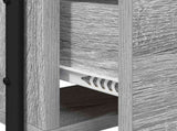 Dressing Table Grey Sonoma 100 x 36.5 x 136 cm Engineered Wood 8007686