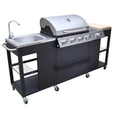 Outdoor Kitchen Barbecue Montana 4 Burners 40426