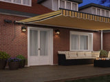 Retractable Awning Multicolour 500 x 300 cm Fabric 3331302