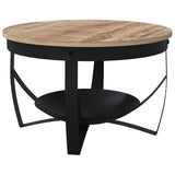 Coffee Table 68x43 cm Rough Mango Wood 320794