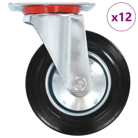 12 pcs Swivel Casters 160 mm 277987
