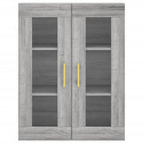 Wall Mounted Cabinet Grey Sonoma 69.5x34x90 cm 828474