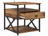 Bedside Cabinet 2 pcs Old Wood 40 x 42 x 55 cm Engineered Wood 881882